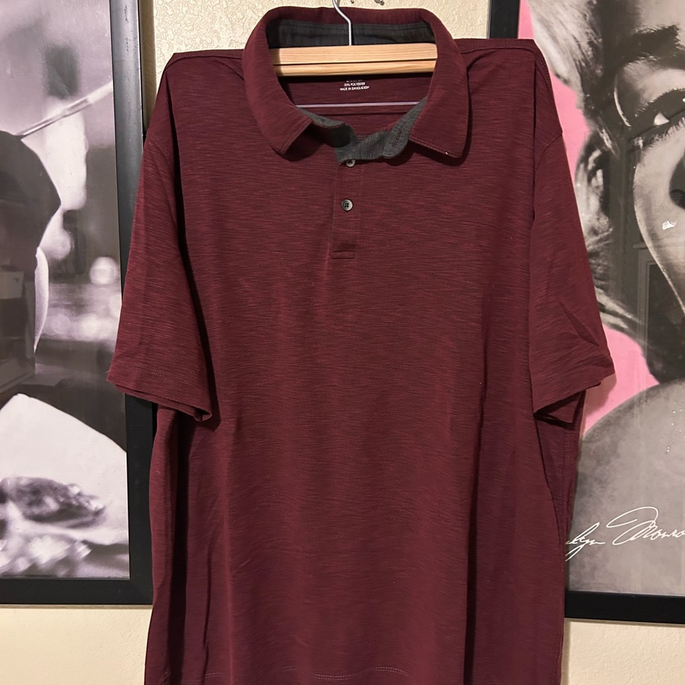 Van Heusen Maroon Polo Shirt